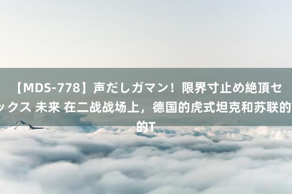 【MDS-778】声だしガマン！限界寸止め絶頂セックス 未来 在二战战场上，德国的虎式坦克和苏联的T